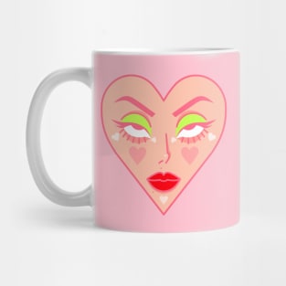 Lime & Chile Heart Mug